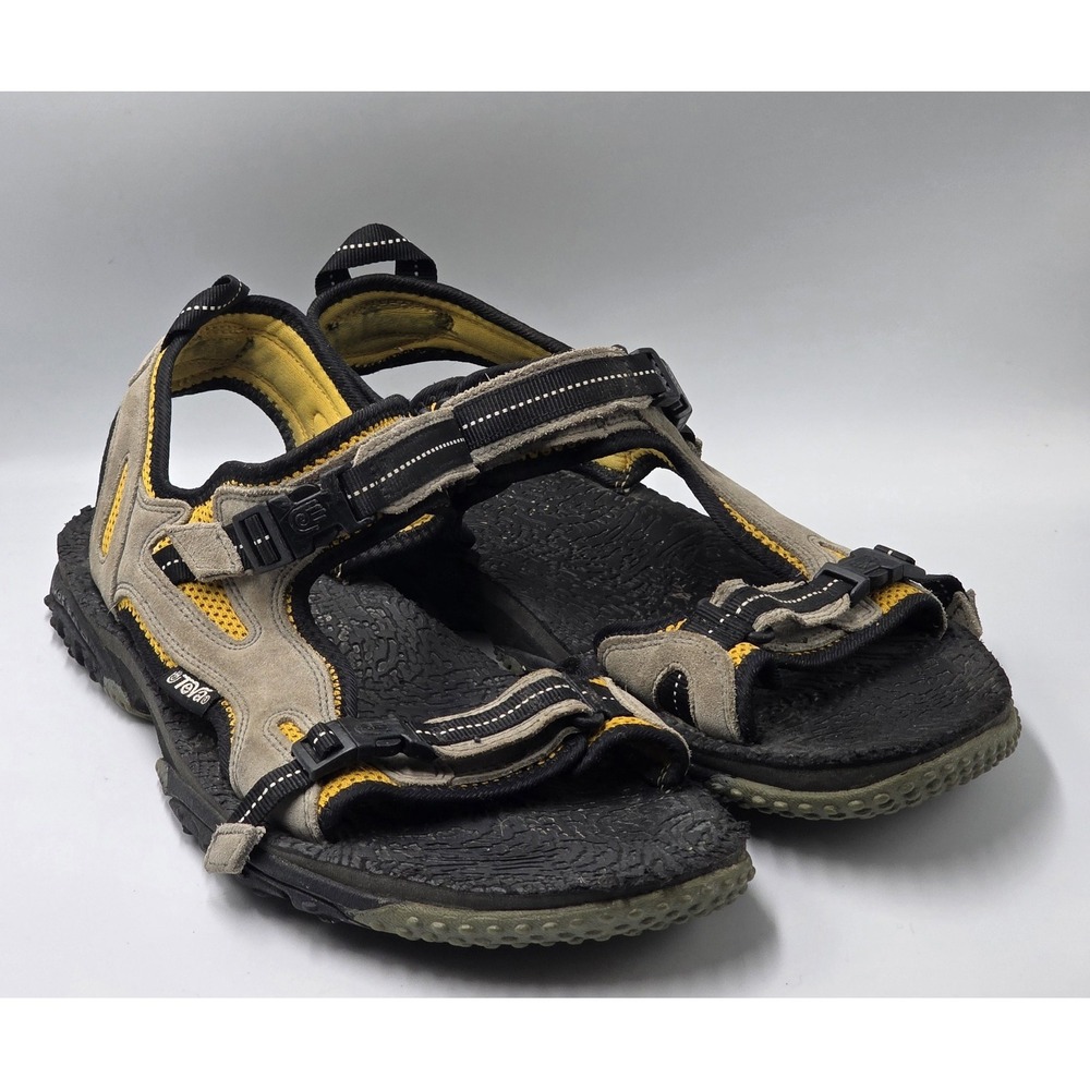 Teva XPD Spoiler II Hiking Sport Sandals Men's 15 Brown Black Suede Outdoor